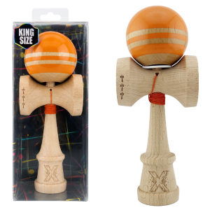 „Kendama Flippy X Original Rainbow”, profesională, rulment metalic, ața 62/65 cm, ultra aderent, cupe mari, King Size 7 х 6 х 18 cm, portocaliu-maro „Kendama Flippy X Original Rainbow”, profesională, rulment metalic, ața 62/65 cm, ultra aderent, cupe mari, King Size 7 х 6 х 18 cm, portocaliu-maro