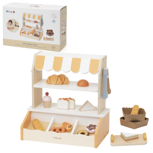 Set de joacă din lemn „Mini cofetărie”, 16 piese Set de joacă din lemn „Mini cofetărie”, 16 piese