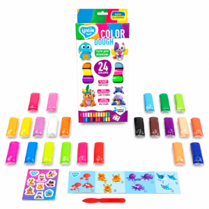 Тесто для лепки Play dough, 24 цвета х 15 г. Тесто для лепки Play dough, 24 цвета х 15 г.