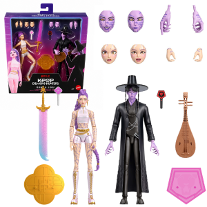 Set figurine K-Pop Vânătorii de demoni „Rumi și Jinu: Bătălia finală”, 2 buc. Set figurine K-Pop Vânătorii de demoni „Rumi și Jinu: Bătălia finală”, 2 buc.