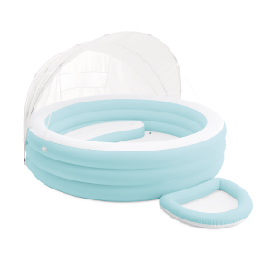 INTEX Piscină gonflabilă Swim Center™ Canopy Lounge cu acoperiș, 277x221x137 cm, 830L, 3+ INTEX Piscină gonflabilă Swim Center™ Canopy Lounge cu acoperiș, 277x221x137 cm, 830L, 3+