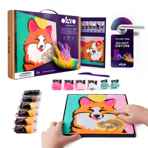 Pictură pe numere 3D cu plastilină aerată Air Clay 29×29 сm – Vulpea Pictură pe numere 3D cu plastilină aerată Air Clay 29×29 сm – Vulpea