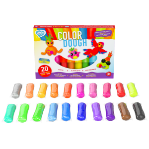 Тесто для лепки Play dough, 20 цветов х 15г. Тесто для лепки Play dough, 20 цветов х 15г.