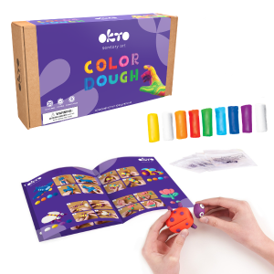 Набор теста для лепки Air Dough OKTO, 8 цветов, 96 шт. Набор теста для лепки Air Dough OKTO, 8 цветов, 96 шт.
