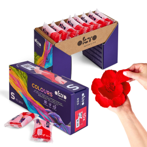 Plastilină aerată roșie Air Clay OKTO Colours, 10 buc. × 6 g, mărimea S Plastilină aerată roșie Air Clay OKTO Colours, 10 buc. × 6 g, mărimea S