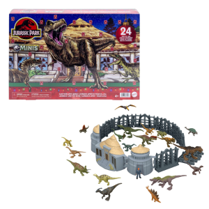 Адвент-календарь «Парк Юрского периода» Jurassic World, 24 сюрприза Адвент-календарь «Парк Юрского периода» Jurassic World, 24 сюрприза