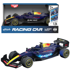 1:24 Гоночная машинка F1 с механизмом pull-back, (свет / звук), синяя 1:24 Гоночная машинка F1 с механизмом pull-back, (свет / звук), синяя