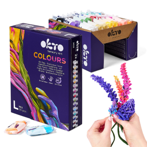Plastilină aerată mix Air Clay OKTO Colours, 30 buc. × 6 g, mărimea L Plastilină aerată mix Air Clay OKTO Colours, 30 buc. × 6 g, mărimea L