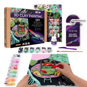 Tablou 3D cu plastilină aerată Air Clay 30×40 сm – Pești Aurii Tablou 3D cu plastilină aerată Air Clay 30×40 сm – Pești Aurii