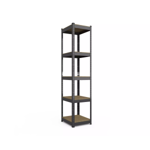 Raft metalic de depozitare Nex Budget 1800x400x400 mm, 5 rafturi MDF, antracit Raft metalic de depozitare Nex Budget 1800x400x400 mm, 5 rafturi MDF, antracit
