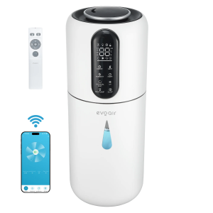 Umidificator Evoair STEAMIX 3800 Smart, Wifi, Rezervor 3.8L, Capacitate de umidificare 300ml/h Umidificator Evoair STEAMIX 3800 Smart, Wifi, Rezervor 3.8L, Capacitate de umidificare 300ml/h