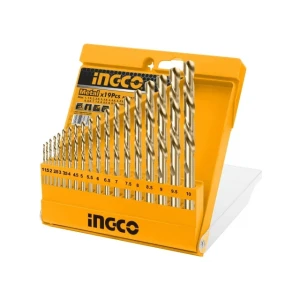 Set de burghiu pentru metal 1-10mm 19buc INGCO AKDB1195 Set de burghiu pentru metal 1-10mm 19buc INGCO AKDB1195