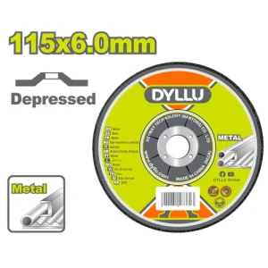 Диск абразивный для резки металла 115*6,0*22.2мм DYLLU DTAC1347 Диск абразивный для резки металла 115*6,0*22.2мм DYLLU DTAC1347
