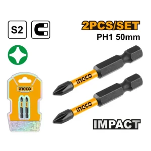 Набор бит PH1 50мм 2шт INDUSTRIAL INGCO SDBIM71PH150 Набор бит PH1 50мм 2шт INDUSTRIAL INGCO SDBIM71PH150