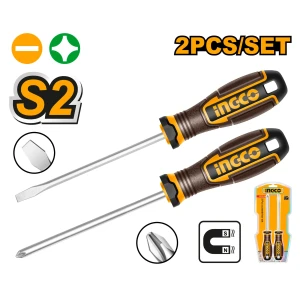 Set surubelnite 2PCS INGCO HKSDS0228 Set surubelnite 2PCS INGCO HKSDS0228