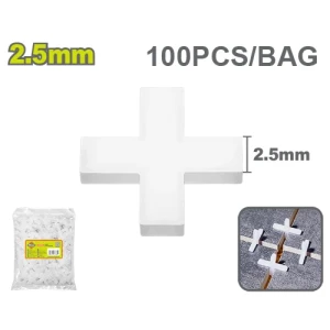 Distanțier pentru gresie 2.5mm 100buc. DYLLU DTXZ1025 Distanțier pentru gresie 2.5mm 100buc. DYLLU DTXZ1025