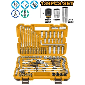 Set de instrumente combinate INGCO 139 buc HKTHP21391 Set de instrumente combinate INGCO 139 buc HKTHP21391