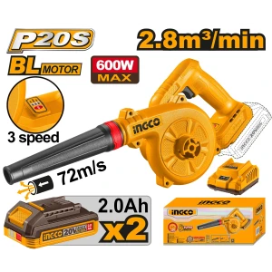 Suflanta frunze cu acumulator 20V/2*2.0Ah INGCO CABLI20682 Suflanta frunze cu acumulator 20V/2*2.0Ah INGCO CABLI20682