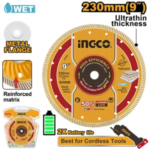 Disc diamant 230mm INGCO DMD052301 Disc diamant 230mm INGCO DMD052301