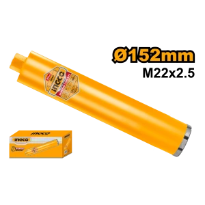 Буровая коронка с алмазным напылением 152mm INGCO DCB581528 Буровая коронка с алмазным напылением 152mm INGCO DCB581528