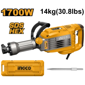 Отбойный молоток INDUSTRIAL 1700W INGCO PDB170068 Отбойный молоток INDUSTRIAL 1700W INGCO PDB170068