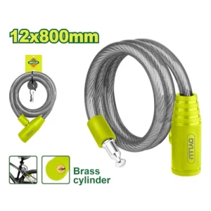 Lacat antifurt pentru bicicleta 12х800mm DYLLU DTBK1108 Lacat antifurt pentru bicicleta 12х800mm DYLLU DTBK1108