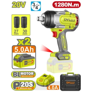 Masina de insurubat cu impact cu acumulator 1280N.m DYLLU DTCD1B1285 Masina de insurubat cu impact cu acumulator 1280N.m DYLLU DTCD1B1285