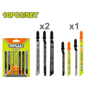 Set lamă pentru lemn ferestrău alternativ 10buc. DYLLU DTJB3K11 Set lamă pentru lemn ferestrău alternativ 10buc. DYLLU DTJB3K11