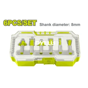 Set freze lemn 8мм 6buc. DYLLU DTRKSR0108 Set freze lemn 8мм 6buc. DYLLU DTRKSR0108