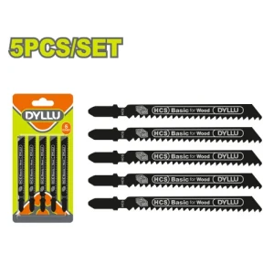 Set lame pentru ferestrău pendular lemn 5buc. DYLLU DTJB111C Set lame pentru ferestrău pendular lemn 5buc. DYLLU DTJB111C