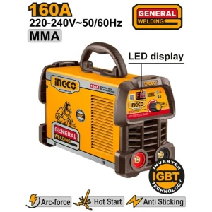Сварочный аппарат инверторный 160A INGCO ING-MMA16059 Сварочный аппарат инверторный 160A INGCO ING-MMA16059