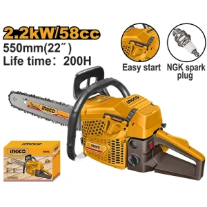Бензопила цепная 2.0кВт INGCO GCS5582211 Бензопила цепная 2.0кВт INGCO GCS5582211