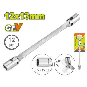 Cheie tubulara flexibila dubla 12x13mm DYLLU DTTH2E03 Cheie tubulara flexibila dubla 12x13mm DYLLU DTTH2E03