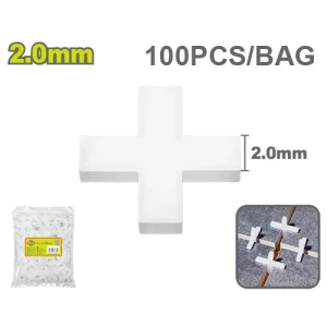 Distanțier pentru gresie 2mm 100buc. DYLLU DTXZ1002 Distanțier pentru gresie 2mm 100buc. DYLLU DTXZ1002