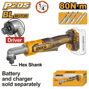 Mașină de impact unghiulară compatibilă cu acumulator INGCO CAIRLI2081 Mașină de impact unghiulară compatibilă cu acumulator INGCO CAIRLI2081