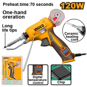 Pistol de lipit cu alimentare automată a sârmei 120W INGCO SI036732 Pistol de lipit cu alimentare automată a sârmei 120W INGCO SI036732