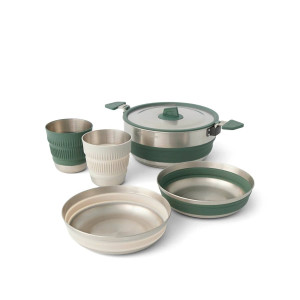 Set veselă Sea to Summit Detour Stainless Steel One Pot Cook 3L Pot 5 pcs Set veselă Sea to Summit Detour Stainless Steel One Pot Cook 3L Pot 5 pcs