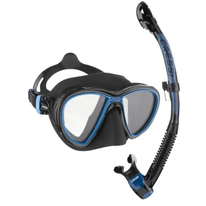 Set Cressi-Sub Quantum + Itaca Ultra Dry Combo (Culoare: black/blue)