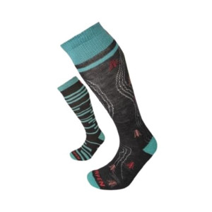 Șosete Lorpen S2MWC charcoal/turquoise (Mărime șosete: 35-38) Șosete Lorpen S2MWC charcoal/turquoise (Mărime șosete: 35-38)
