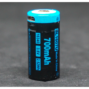 Acumulator Cyansky BL1607U, 16340, 700 mAh