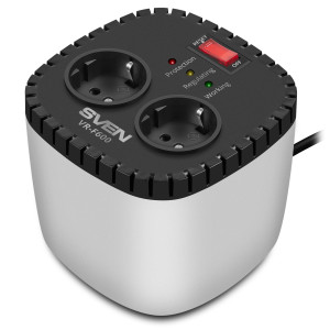 Stabilizator de tensiune SVEN VR-F600, 200W Stabilizator de tensiune SVEN VR-F600, 200W