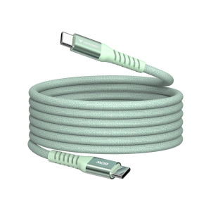 Cablu USB-C to USB-C Verbatim Sync & Charge Magnetic 60W / 1.2 m/ Green Cablu USB-C to USB-C Verbatim Sync & Charge Magnetic 60W / 1.2 m/ Green