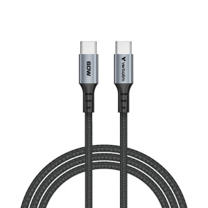 Кабель USB-C to USB-C Verbatim Sync & Charge 60W / 1.2 m/ Black Кабель USB-C to USB-C Verbatim Sync & Charge 60W / 1.2 m/ Black