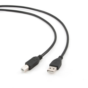 Cable USB2.0 CCP-USB2-AMBM-6, Professional series, 1.8 m, USB 2.0 A-plug B-plug, Black Cable USB2.0 CCP-USB2-AMBM-6, Professional series, 1.8 m, USB 2.0 A-plug B-plug, Black