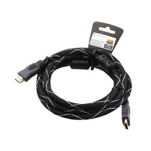 Cable HDMI - 1.5m - Brackton "Professional" K-HDE-BKR-0150.BS, 1.5 m, High Speed HDMI® Cable with Ethernet, male-male, 4K 60p, braid 100% copper 2160p, golden Cable HDMI - 1.5m - Brackton "Professional" K-HDE-BKR-0150.BS, 1.5 m, High Speed HDMI® Cable with Ethernet, male-male, 4K 60p, braid 100% copper 2160p, golden