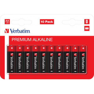 Verbatim Alcaline Battery AA, 10pcs, Blister pack Verbatim Alcaline Battery AA, 10pcs, Blister pack