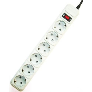 Gembird Surge Protector SPG6-B-10C, 6 Sockets, 3.0m, up to 250V AC, 16 A, safety class IP20, Grey Gembird Surge Protector SPG6-B-10C, 6 Sockets, 3.0m, up to 250V AC, 16 A, safety class IP20, Grey