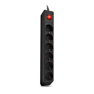 Фильтр сетевой SVEN Optima / 6 Sockets with children protection / 3m / Wall mountable / Black Фильтр сетевой SVEN Optima / 6 Sockets with children protection / 3m / Wall mountable / Black