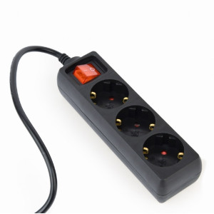 Фильтр сетевой для ИБП Gembird EG-PSU3-01 / 3 Schuko sockets / 0.6 m / Black Фильтр сетевой для ИБП Gembird EG-PSU3-01 / 3 Schuko sockets / 0.6 m / Black