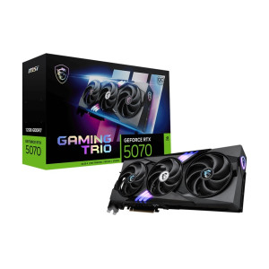 Видеокарта MSI GeForce RTX 5070 GAMING TRIO 12G OC/ 12GB / GDDR7 / 192bit Видеокарта MSI GeForce RTX 5070 GAMING TRIO 12G OC/ 12GB / GDDR7 / 192bit